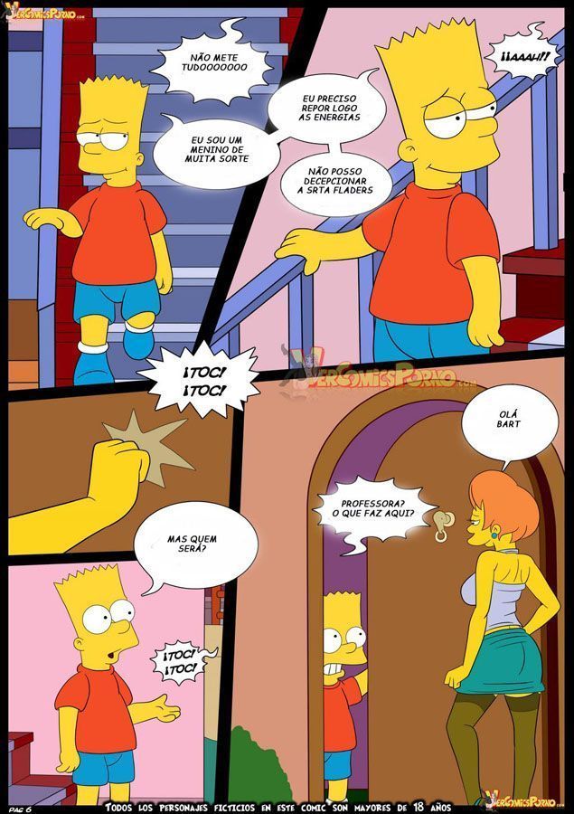 Simpsons 5: Mais uma incrível história em quadrinhos adultos com os Simpsons Pornô