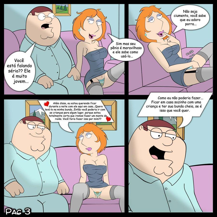 Family Guy 2 - Cartoon Pornô: Lois está completamente louca, mas louca de tesão