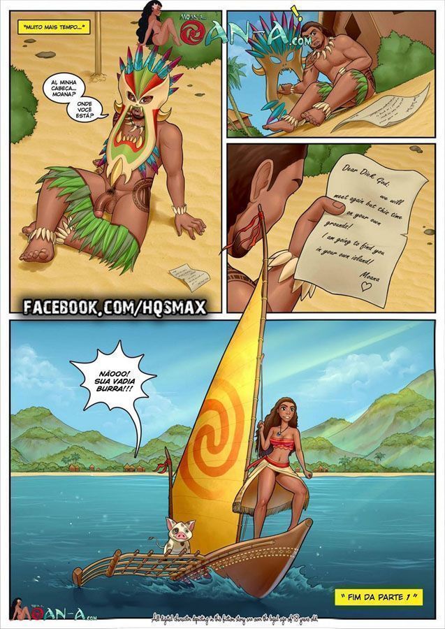 Moam Island - Paródia pornô com a princesa da Disney