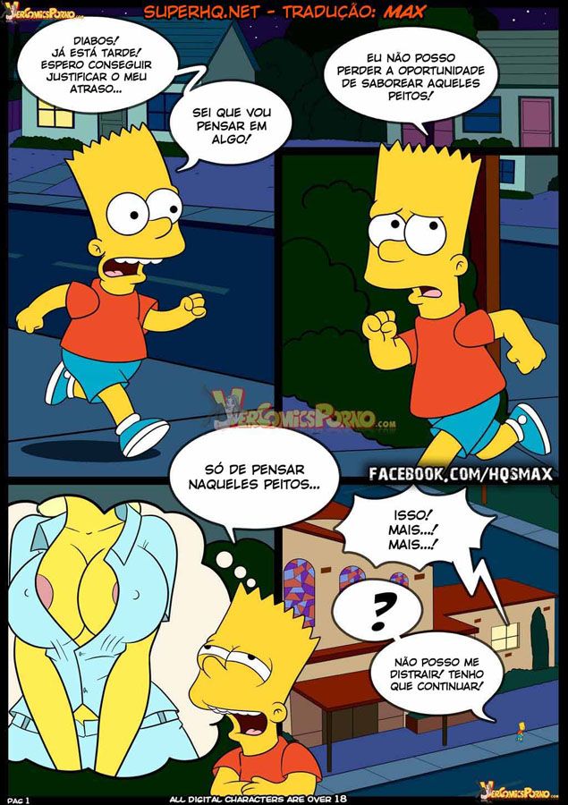 Simpsons 8 - Velhos Costumes: Bart tentando comer uma gostosa