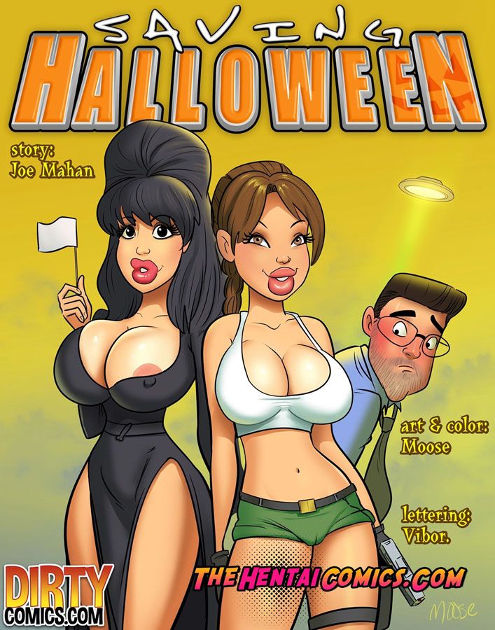 Festa de Halloween: Um cartoon pornô muito foda, com muito incesto e muito sexo entre pai e filha novinha. A ninfeta está louca pra ir pra uma festa