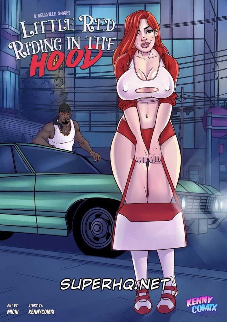 Little Red Riding in the Hood - Paródia pornô inter-racial com a Chapeuzinho Vermelho