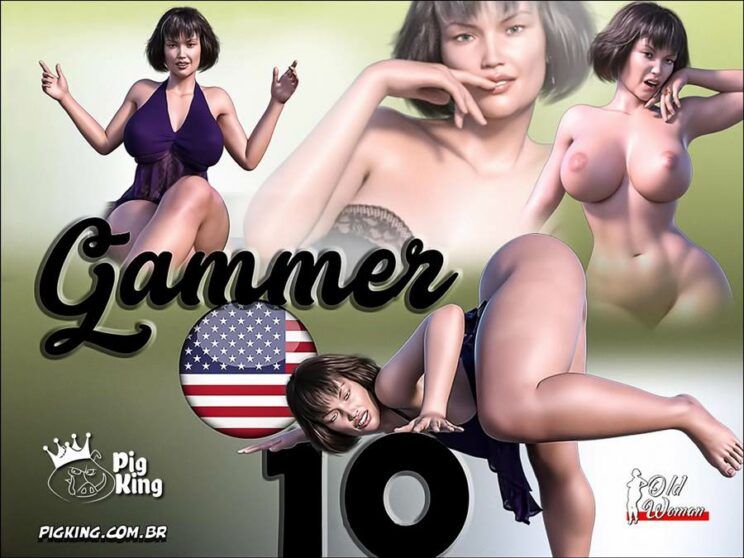 Gammer 10 - Pig King - Hq 3d Interracial com milf