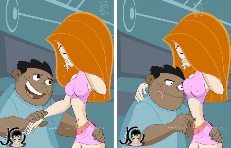 Kim e Wade - Amigo aproveitando pra comer a Kim Possible